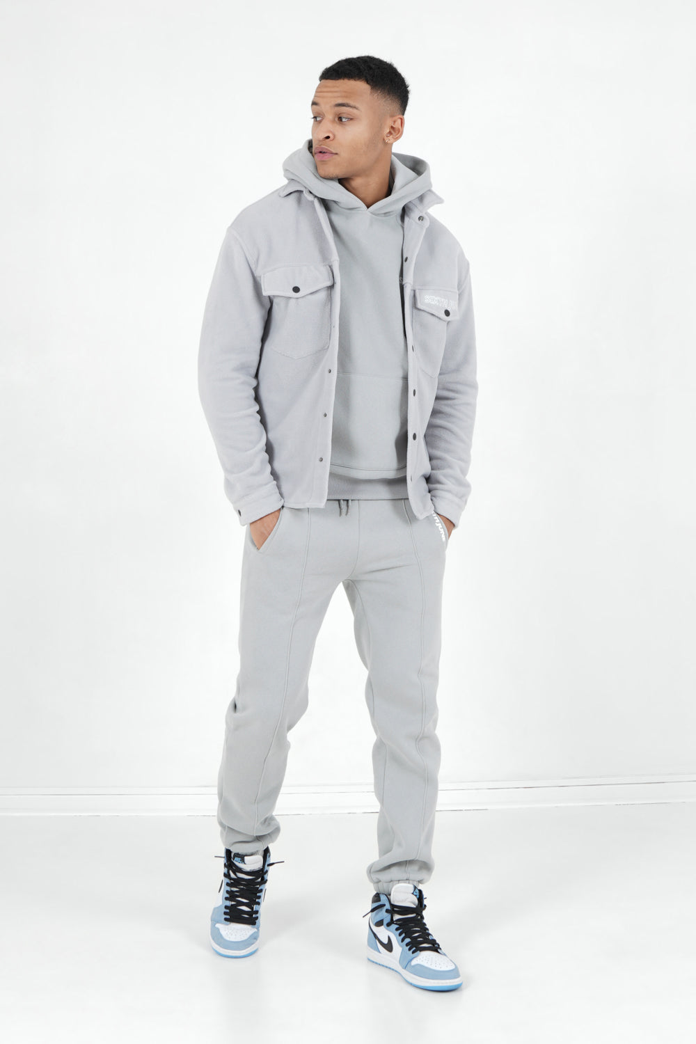 Sixth June - Chemise polaire logo arrière brodé Gris