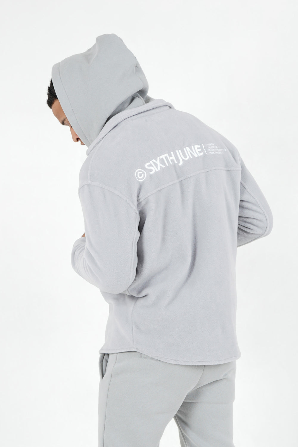 Sixth June - Chemise polaire logo arrière brodé Gris