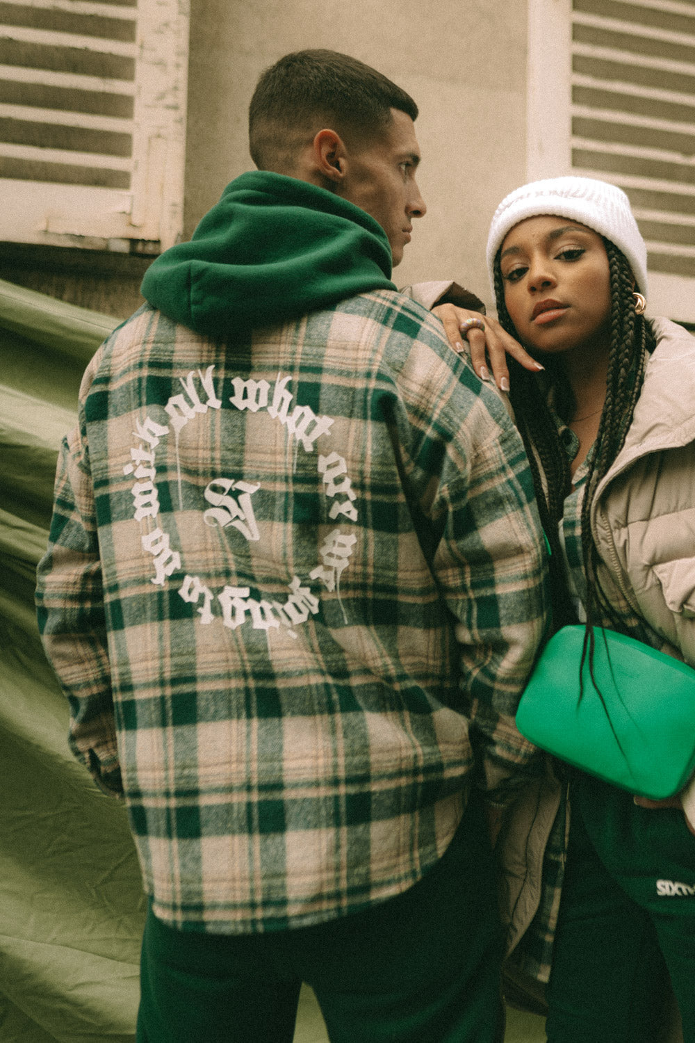 Sixth June - Chemise tartan polaire Vert