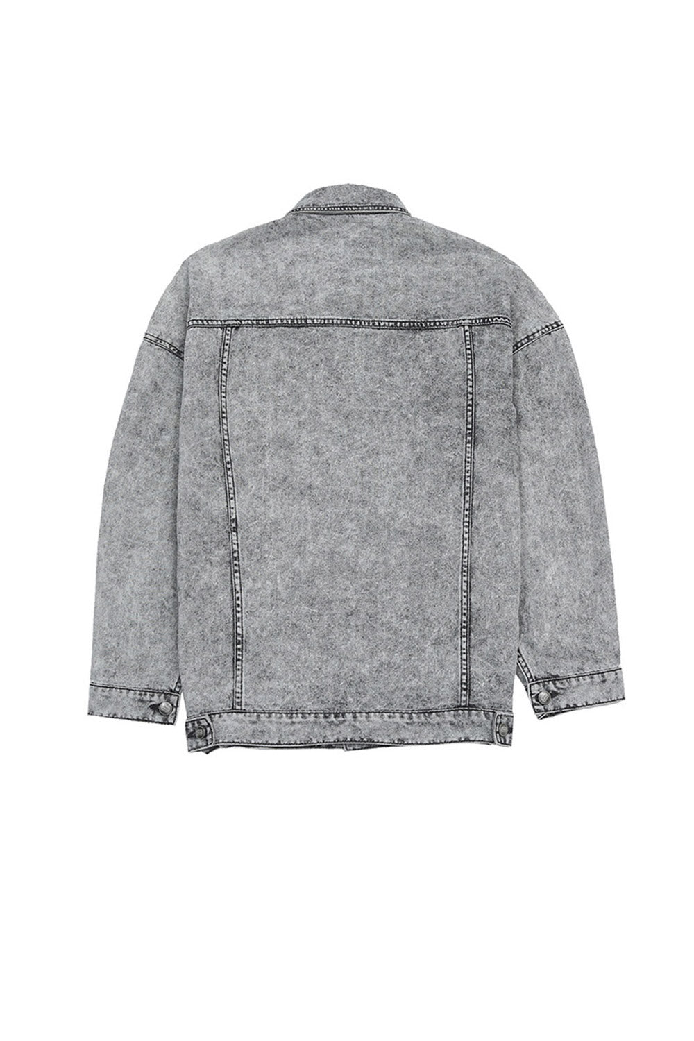 Sixth June - Veste jean large gris