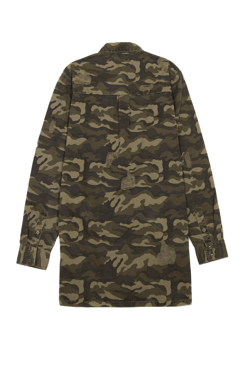 Sixth June - Chemise déchirée jean camouflage