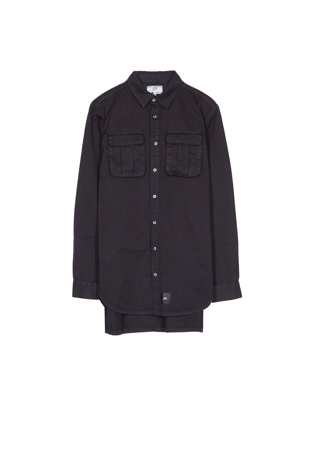 Sixth June - Chemise poches dos long noir