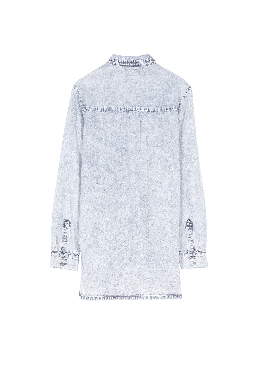 Sixth June - Chemise jean poches cargo gris