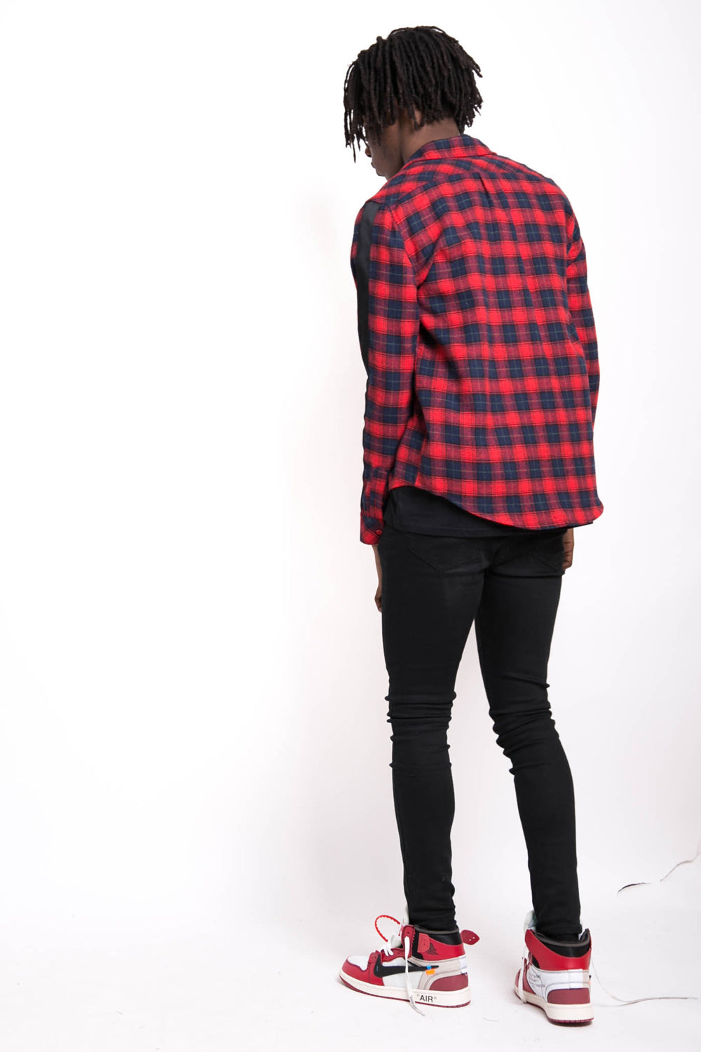 Sixth June - Chemise tartan bandes rouge