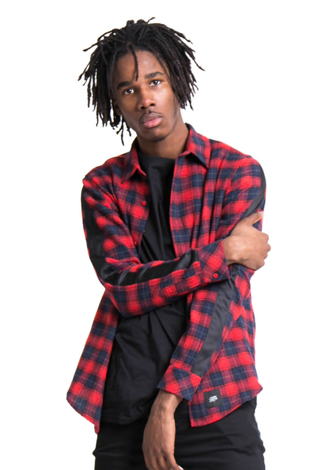 Sixth June - Chemise tartan bandes rouge