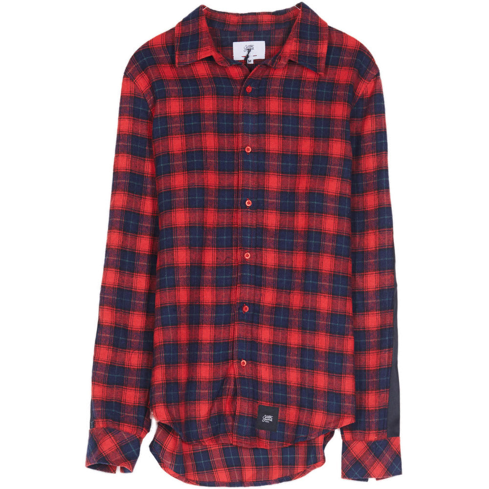Sixth June - Chemise tartan bandes rouge