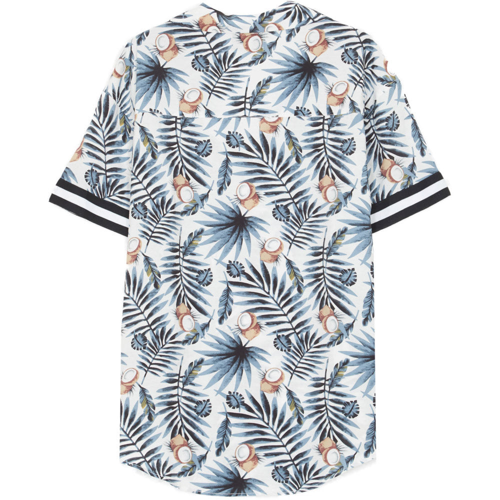 Sixth June - Chemisette large bandes coco bleu blanc