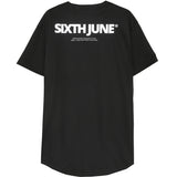 Sixth June - Chemise baseball réfléchissant logo noir