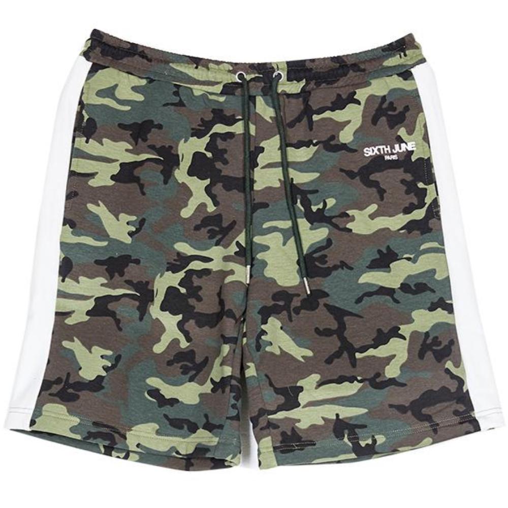 Sixth June - Short camouflage bandes vert