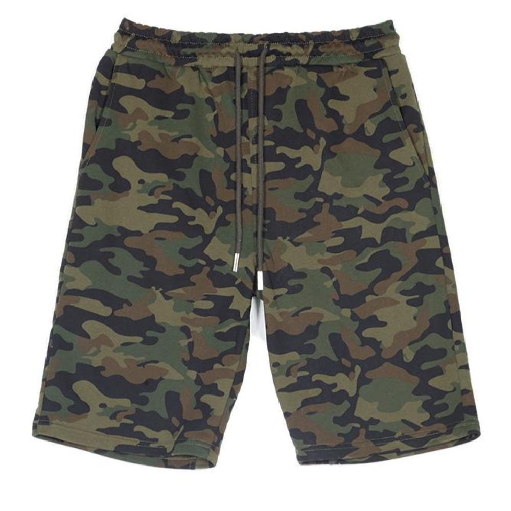 Sixth June - Short camouflage sport vert
