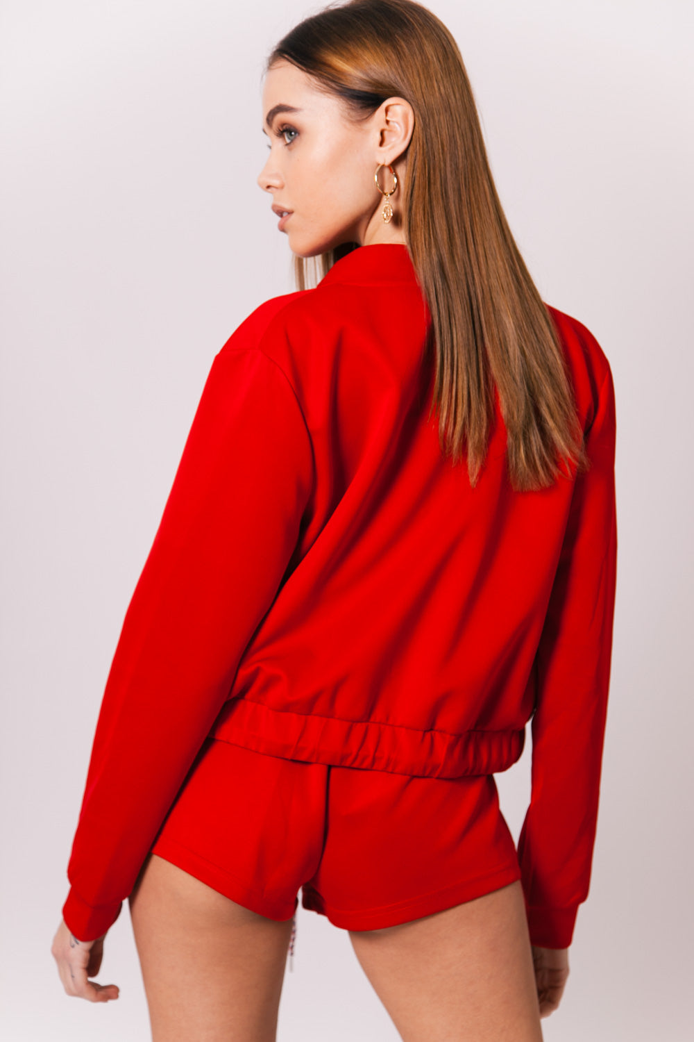 Sixth June - Short court logo signature rouge