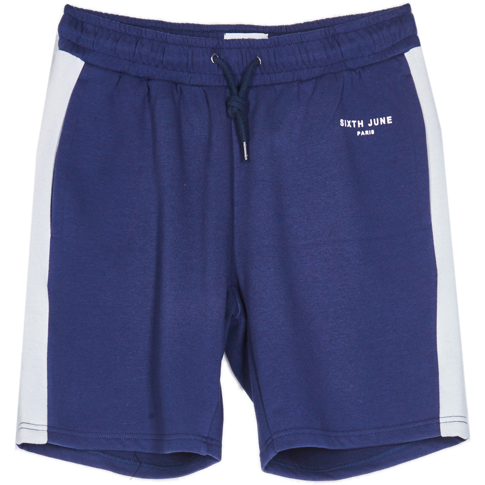 Sixth June - Short bandes logo bleu