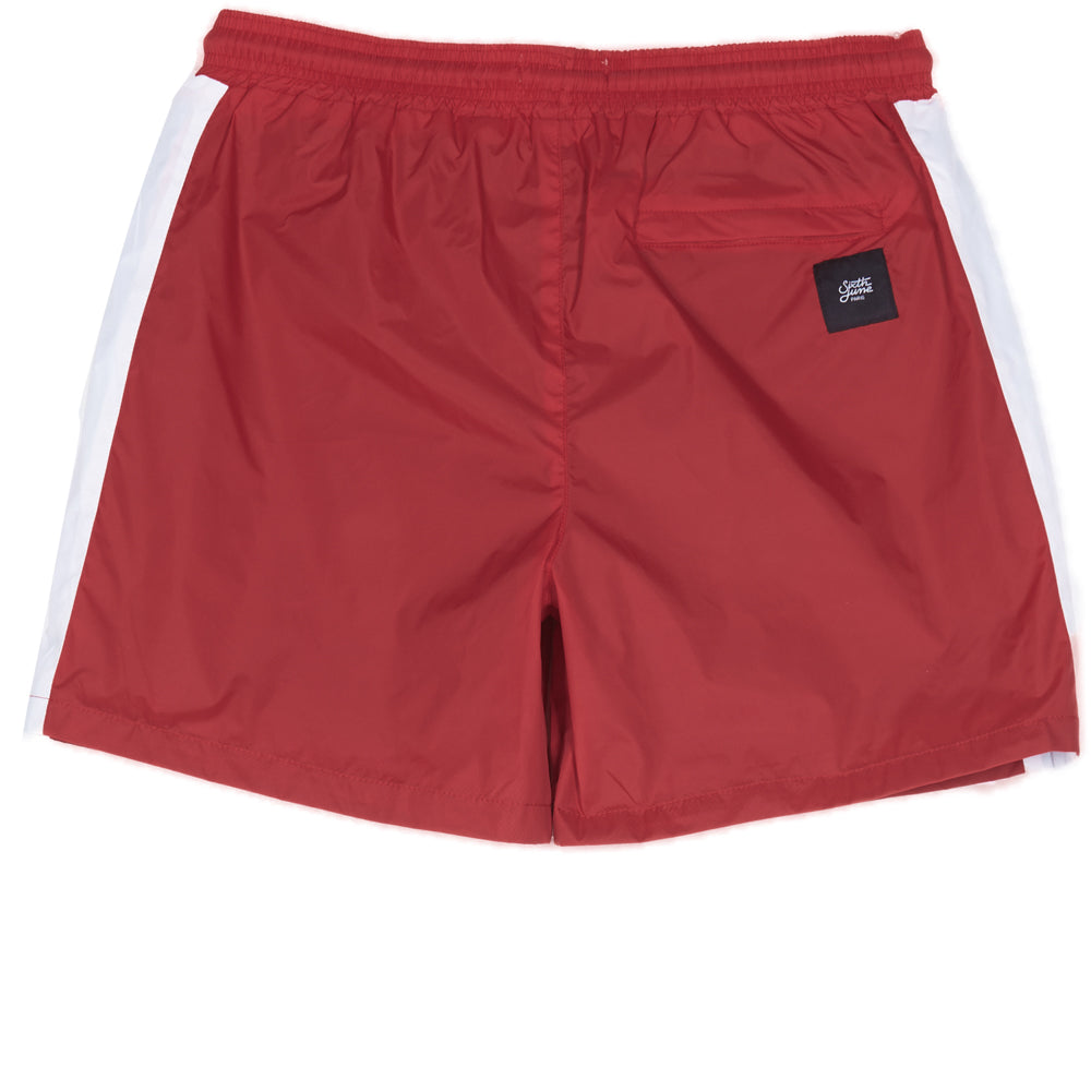 Sixth June - Maillot de bain bicolore bandes rouge blanc