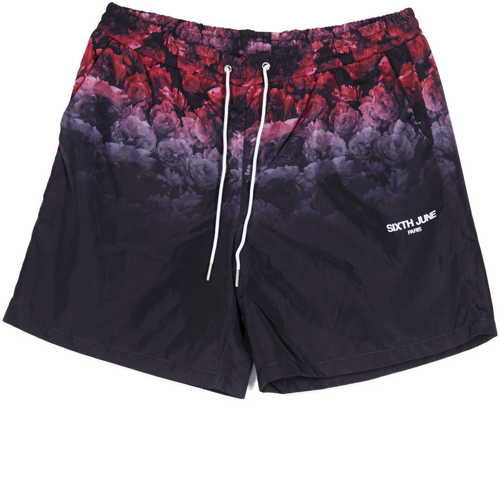 Sixth June - Maillot de bain roses noir rouge