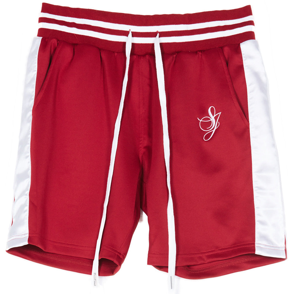 Sixth June - Short bandes satin signature bordeaux