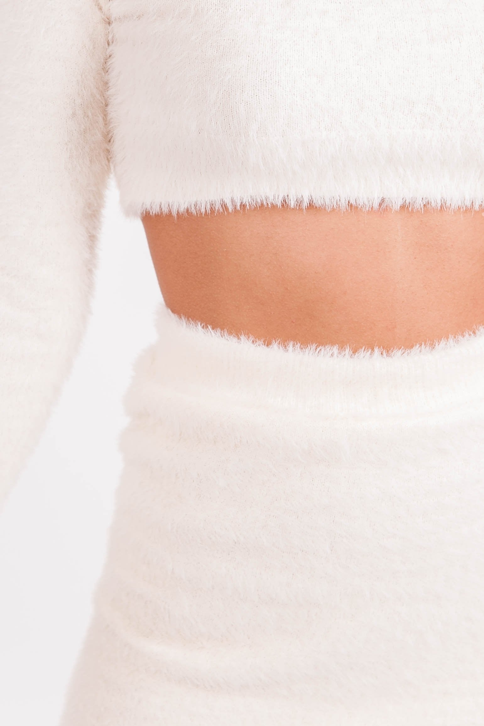 Sixth June - Jupe duveteuse courte Beige