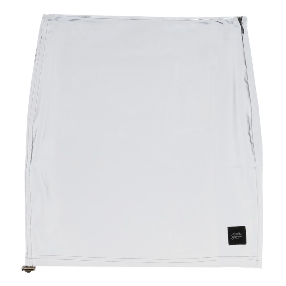 Jupe moulante réfléchissante gris