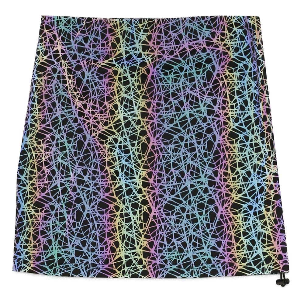 Reflective graph skirt black