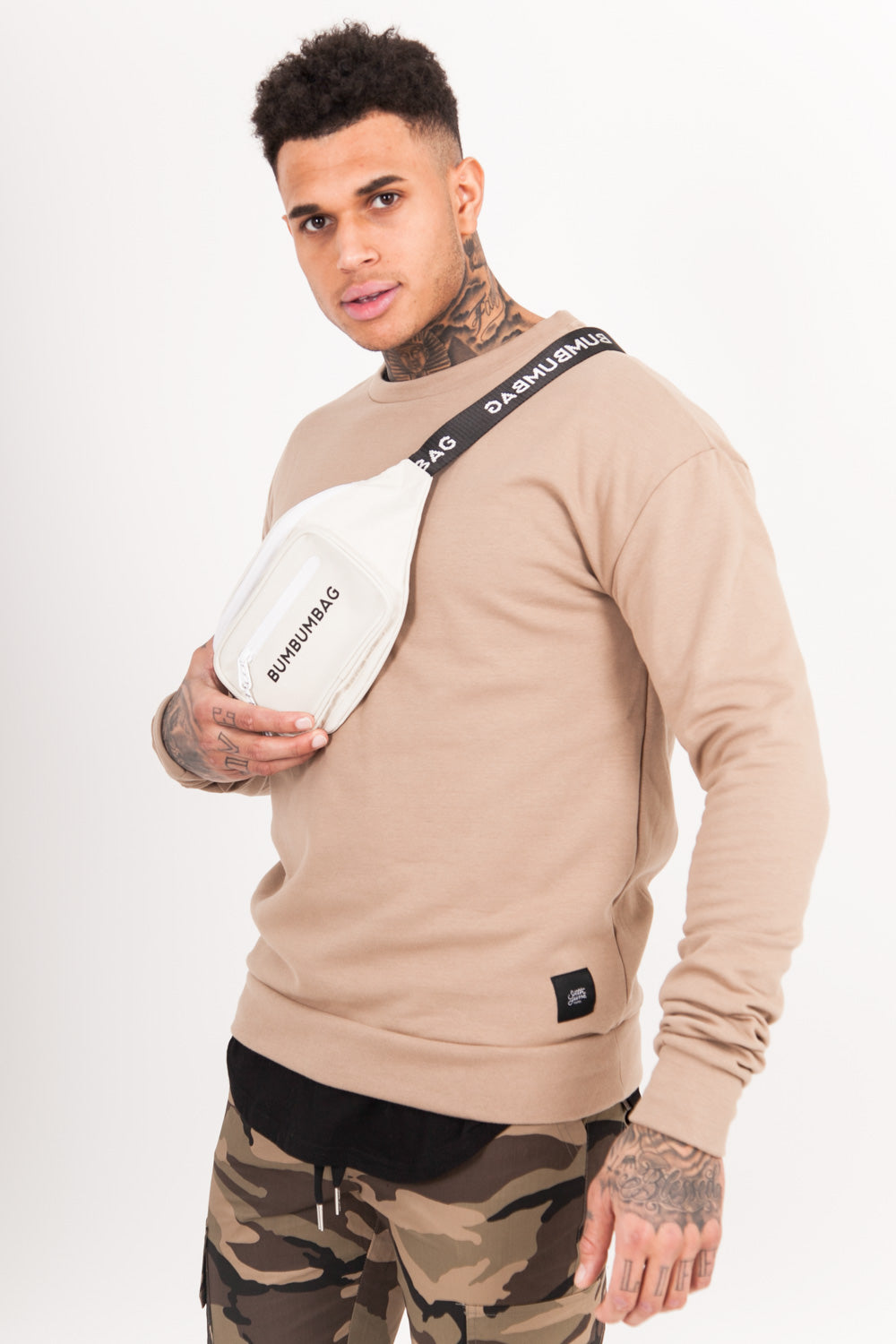 Sixth June - Sweat-shirt col rond classique beige