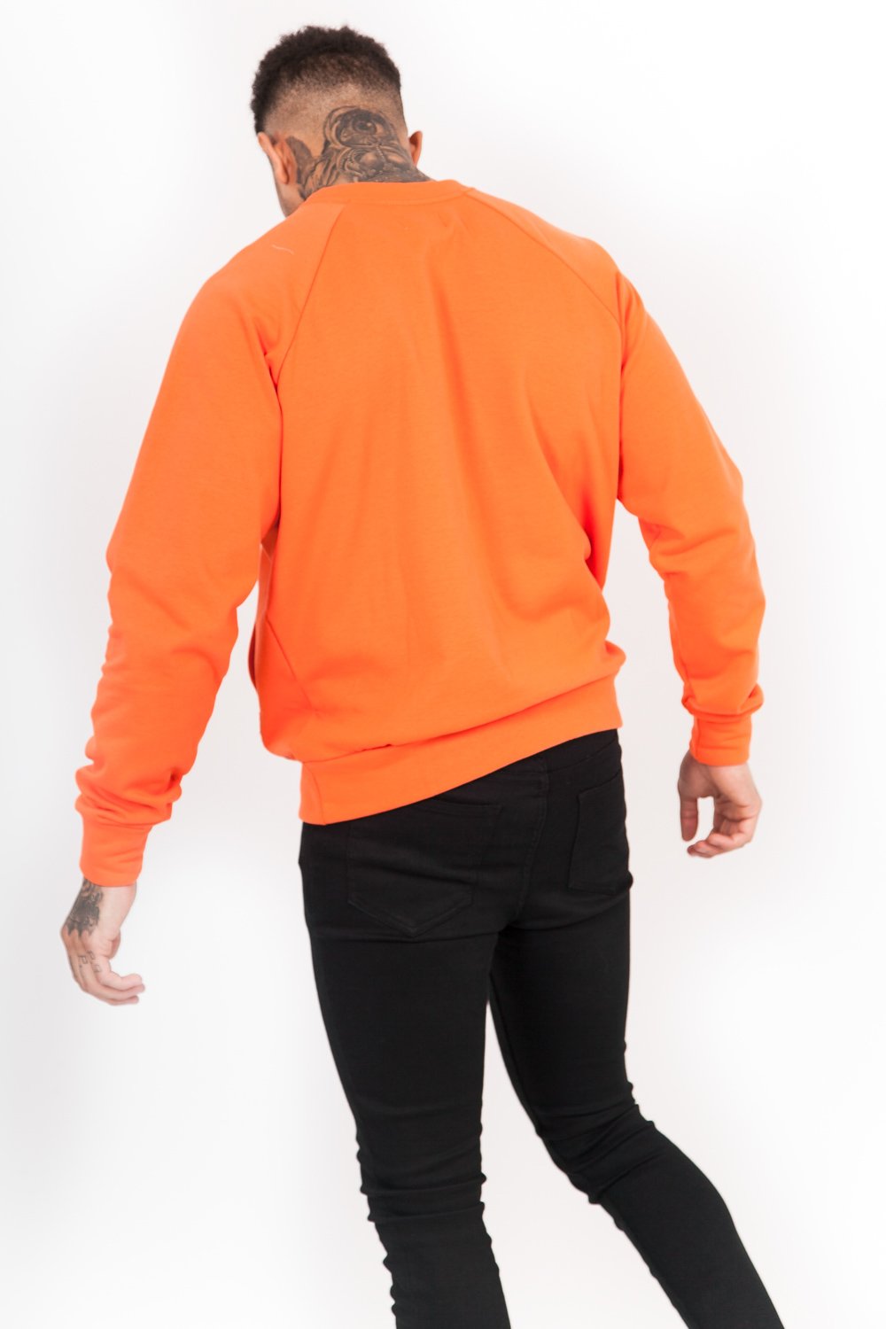 Sixth June - Sweat-shirt raglan logo orange