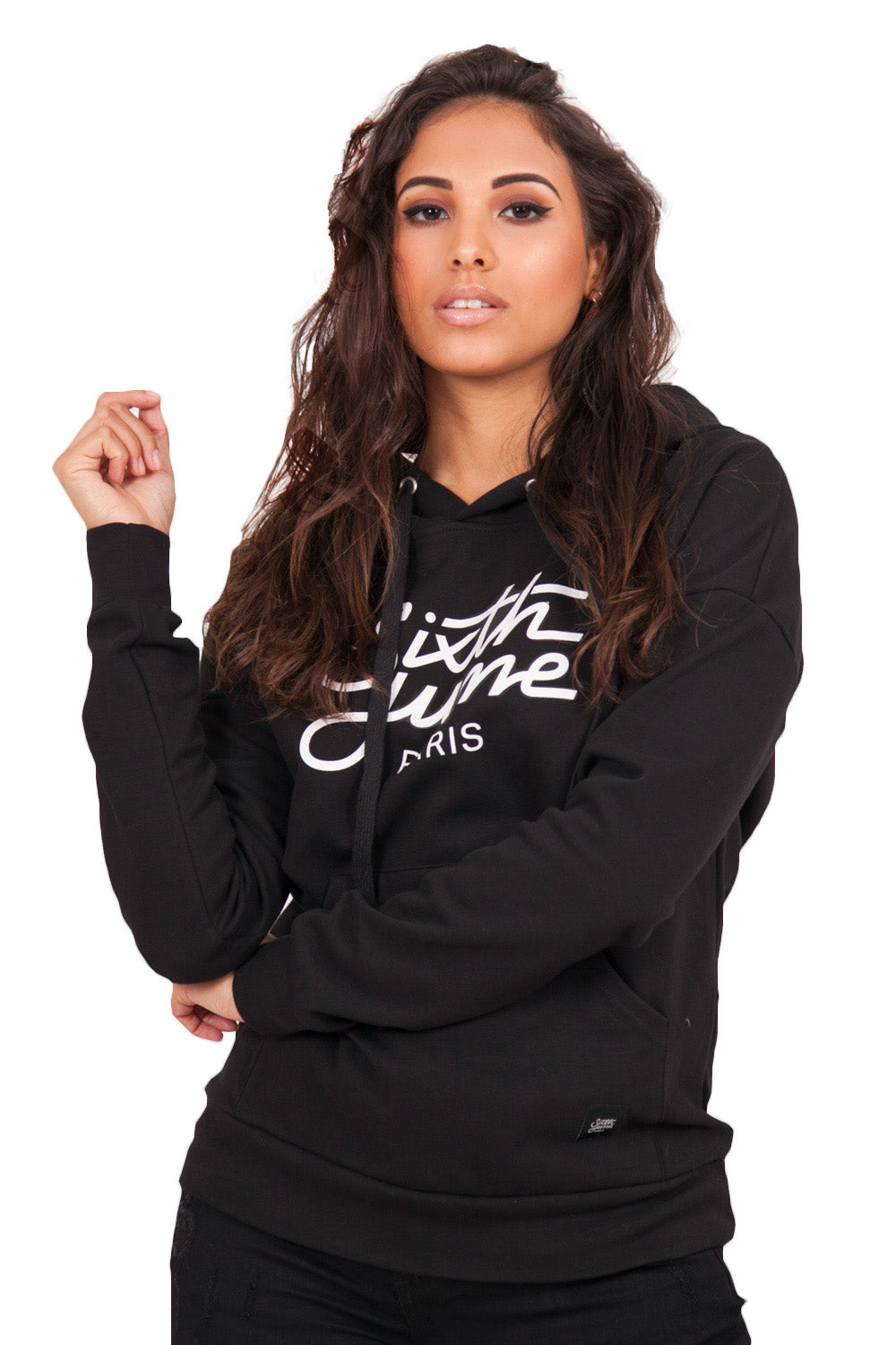 Sixth June - Sweat capuche logo noir