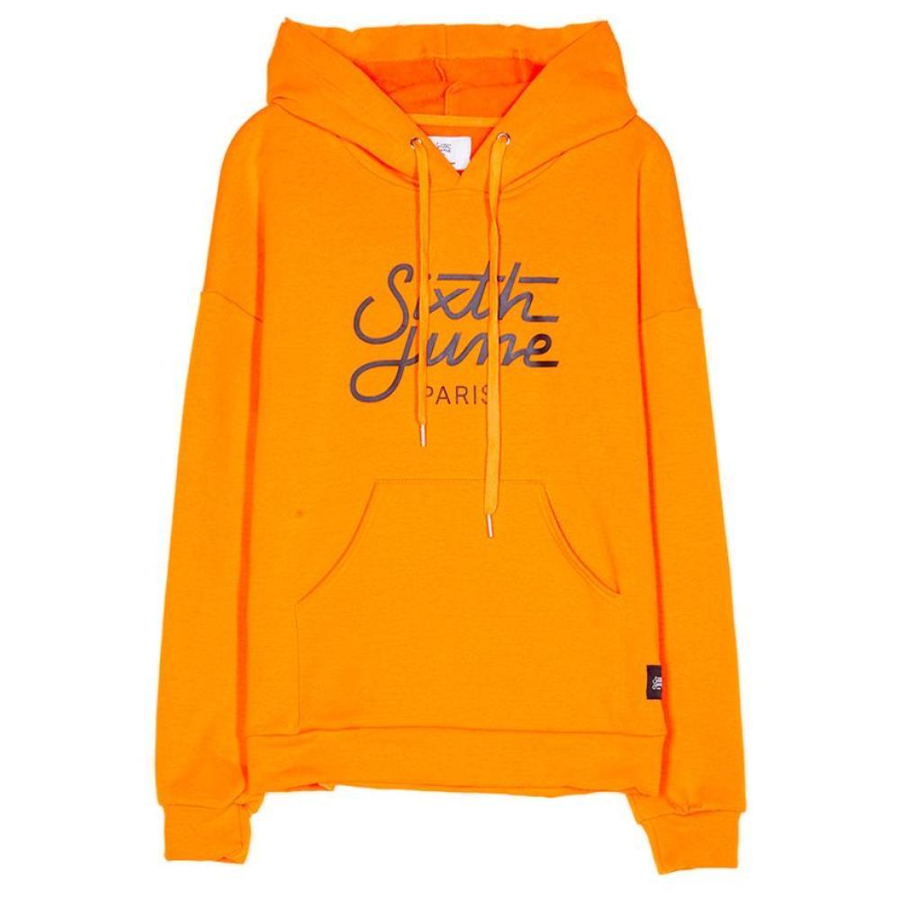 Sixth June - Sweat capuche logo orange