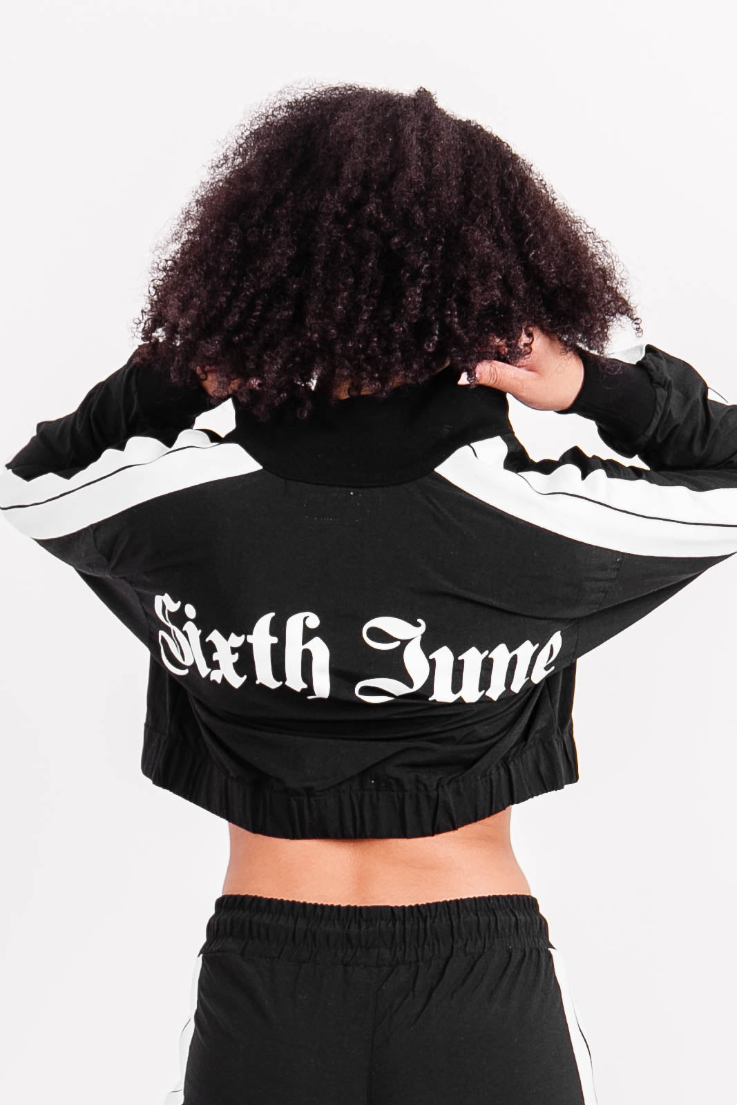 Sixth June - Veste de jogging nylon gothique noir