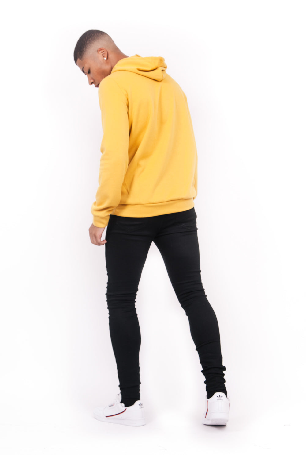 Sixth June - Sweat capuche grand logo jaune