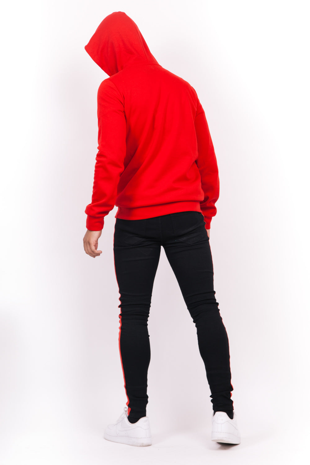 Sixth June - Sweat capuche grand logo rouge