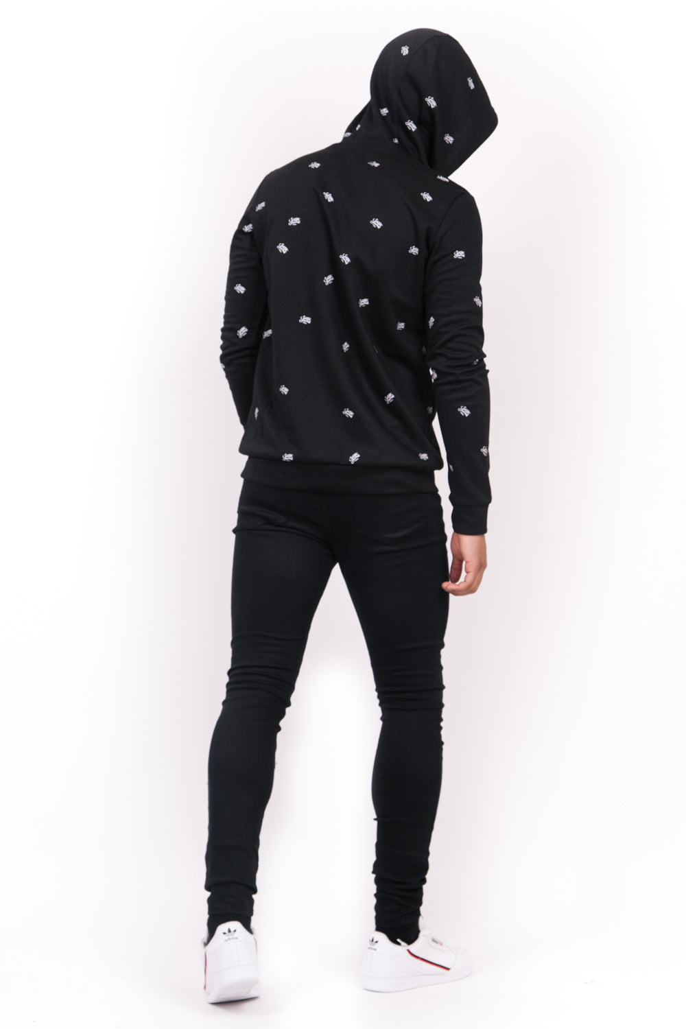 Sixth June - Sweat capuche logomania noir