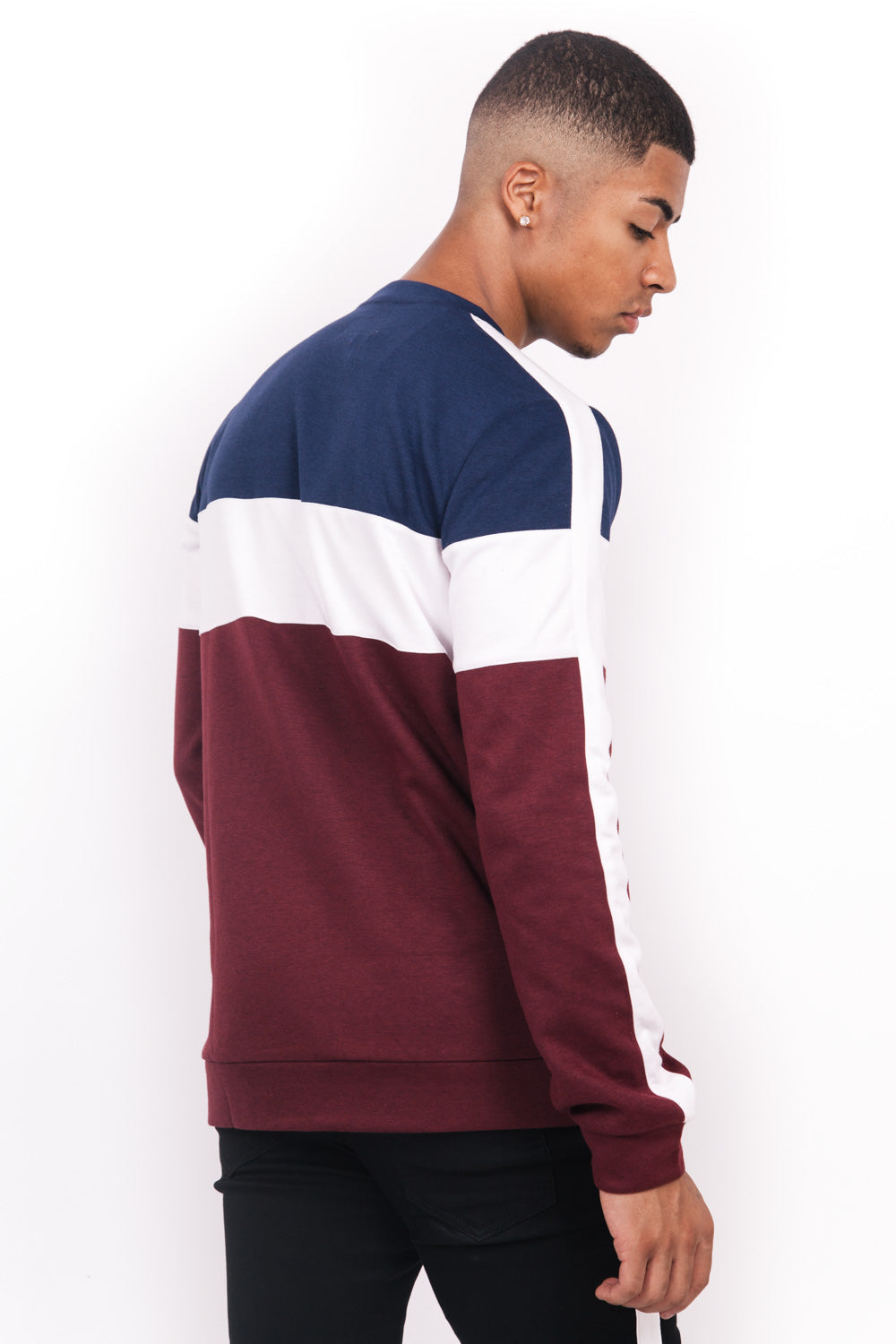 Sixth June - Sweat tricolore logo rouge bleu blanc