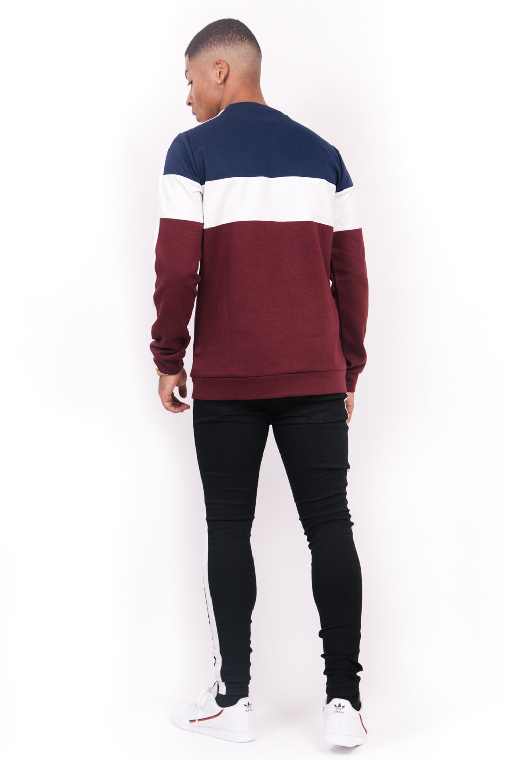 Sixth June - Sweat tricolore logo rouge bleu blanc