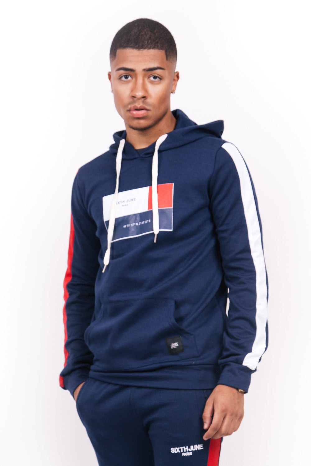 Sixth June - Sweat America bleu blanc rouge