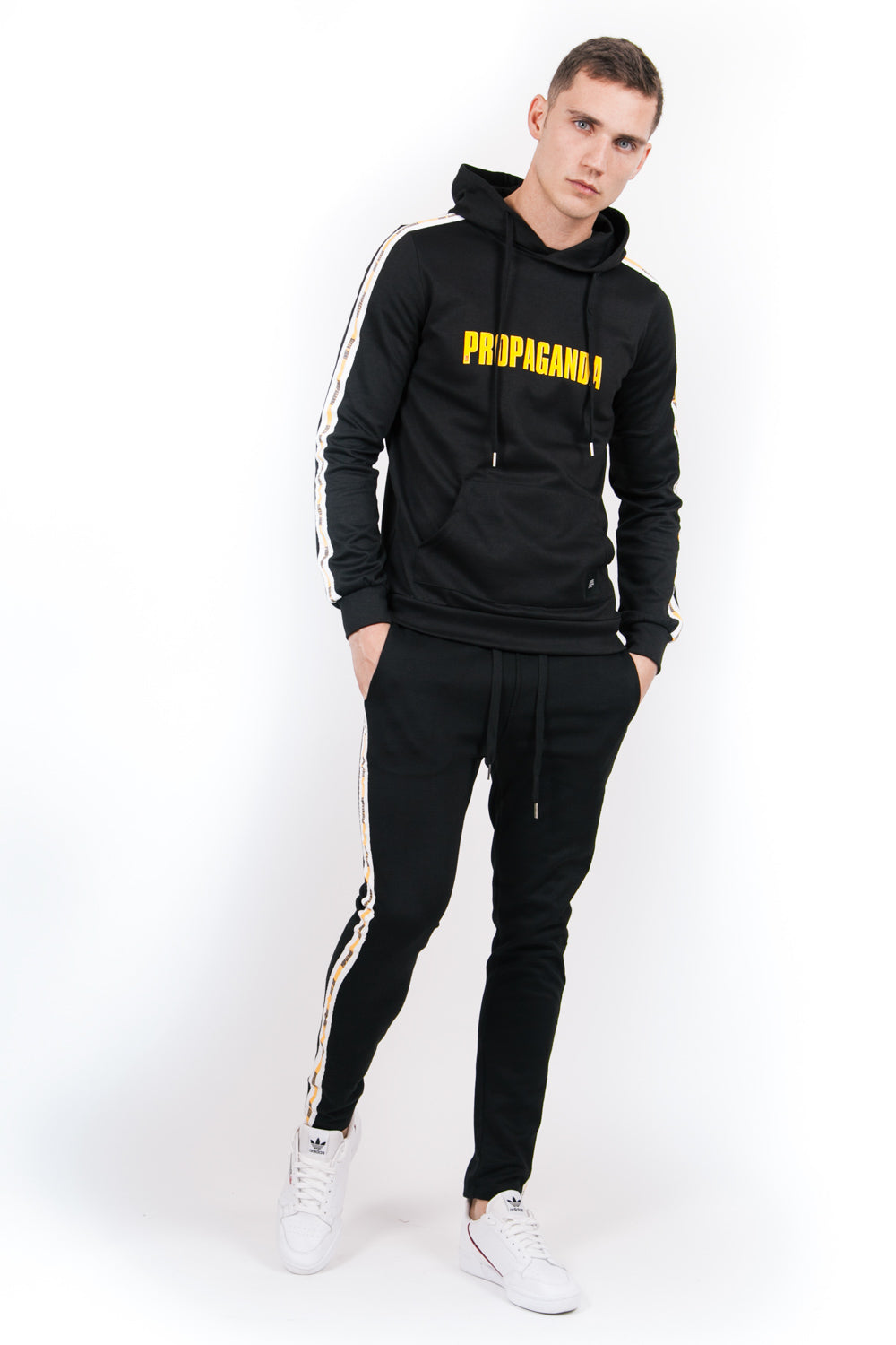 Sixth June - Sweat capuche Propaganda bandes noir