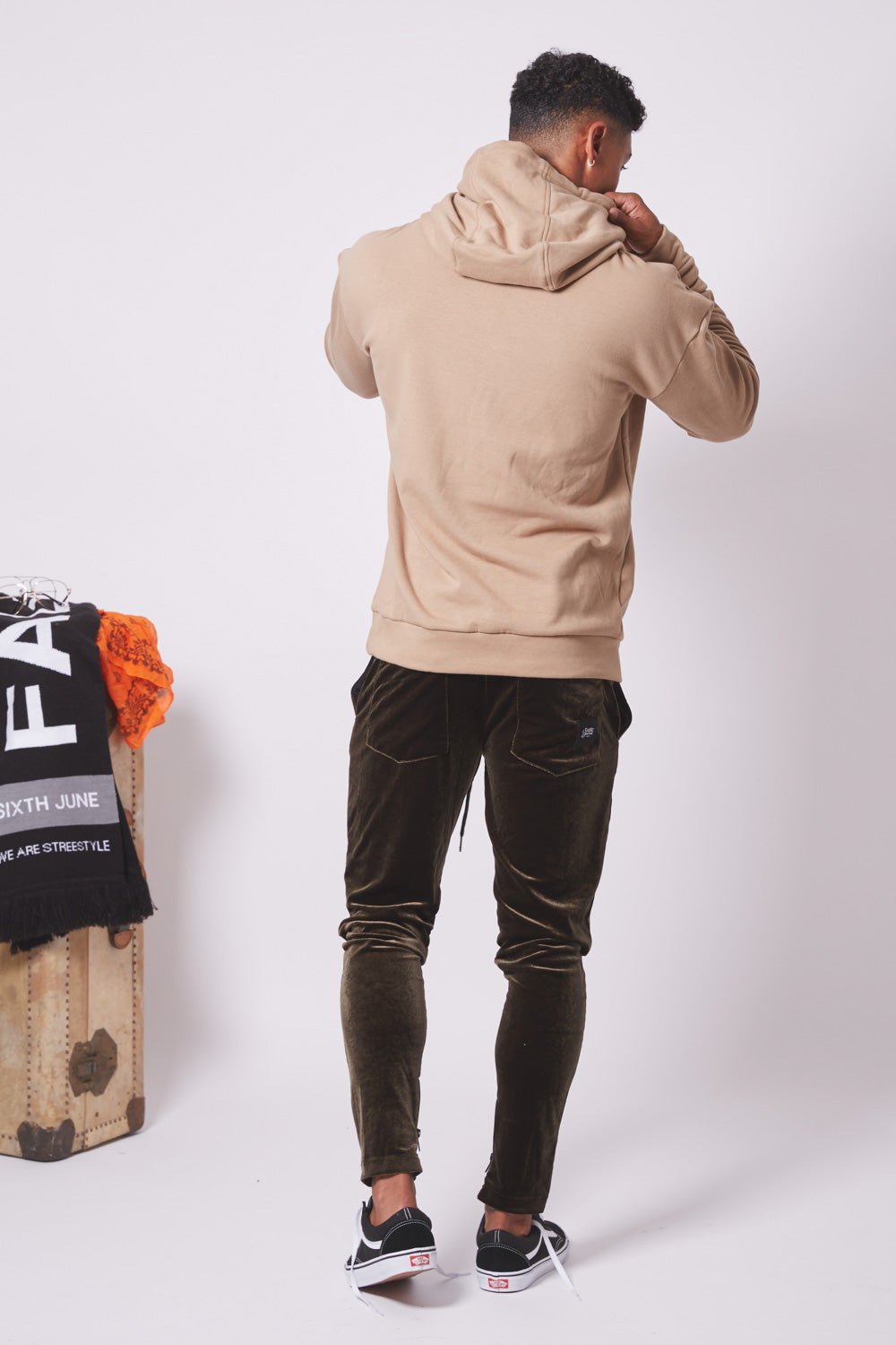 Sixth June - Sweat capuche classique beige