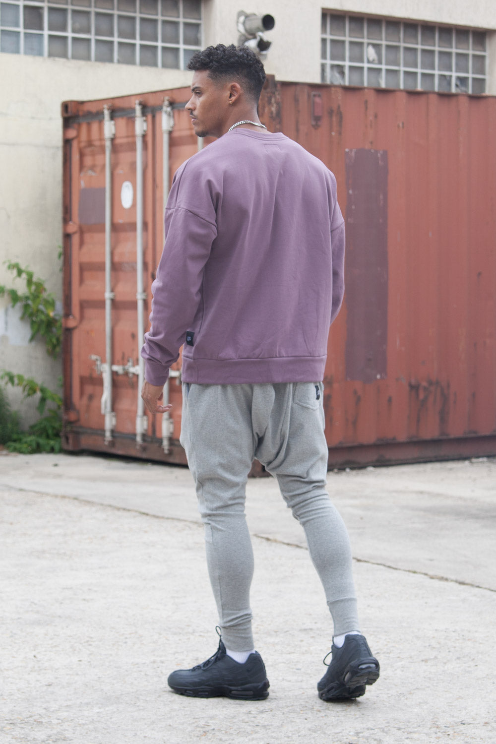 Sixth June - Sweat-shirt épaules tombantes violet