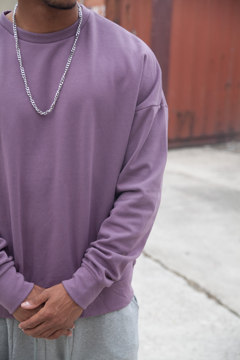 Sixth June - Sweat-shirt épaules tombantes violet