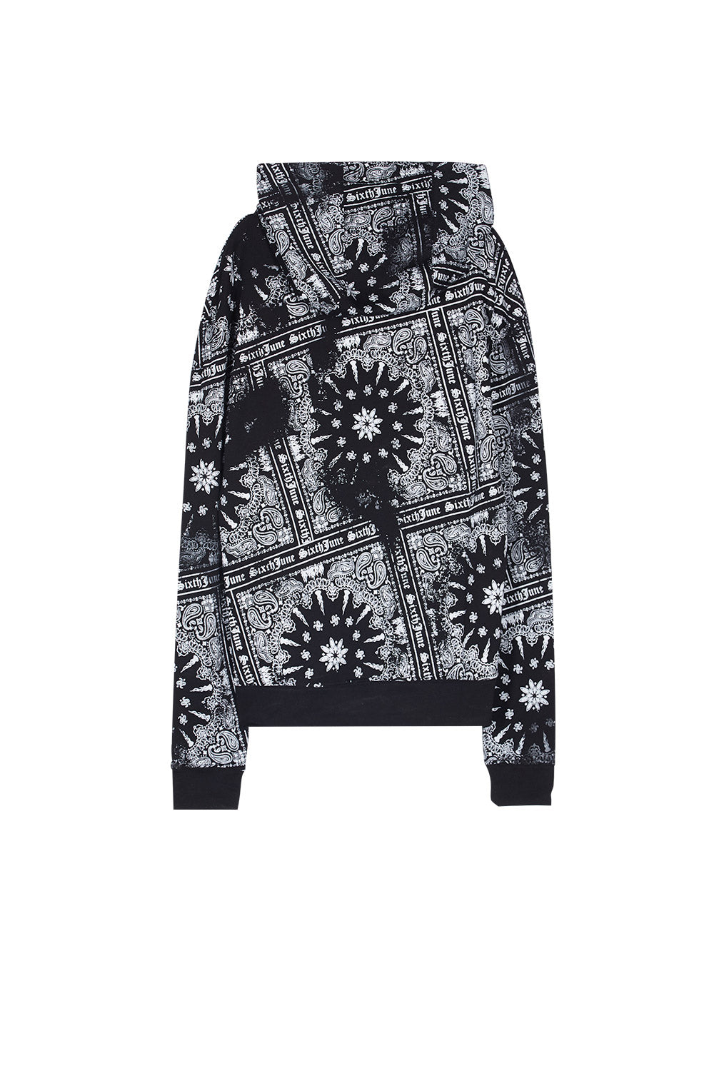 Sixth June - Sweat capuche all over bandana Sixth June noir