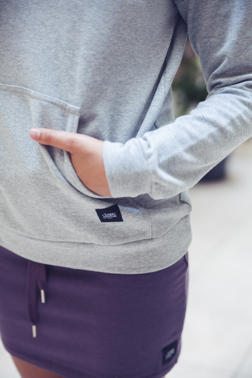 Sixth June - Sweat classique gris clair