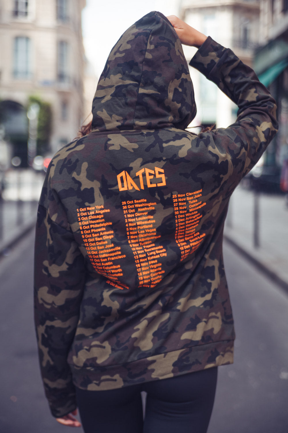 Sixth June - Sweat capuche Monsters Tour camouflage