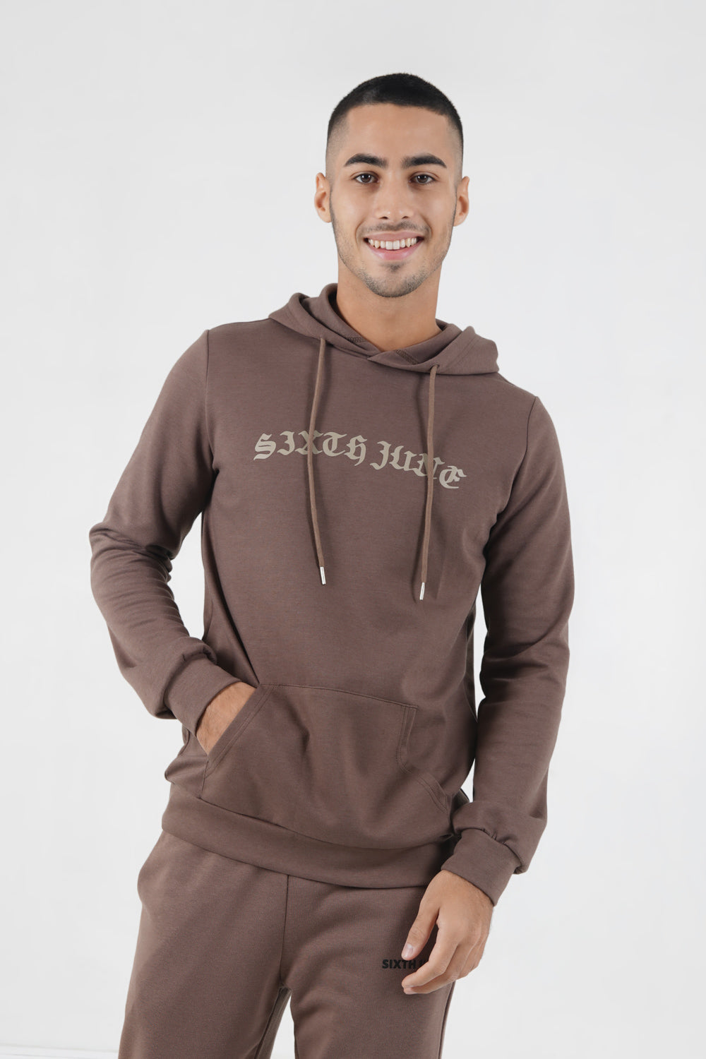 Sixth June - Sweat capuche résurrection Marron