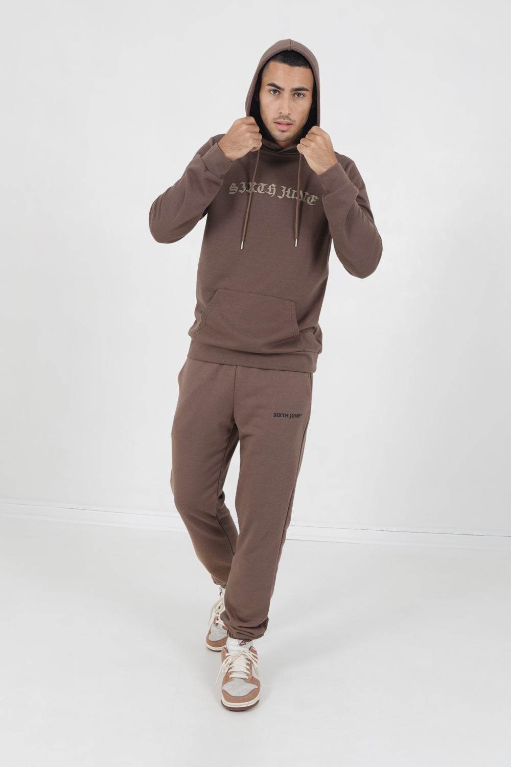 Sixth June - Sweat capuche résurrection Marron