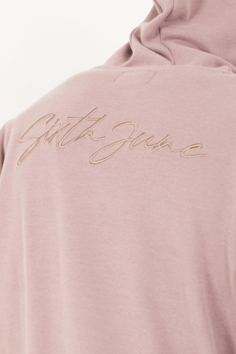 Sixth June - Sweat capuche côtelé cordon Beige