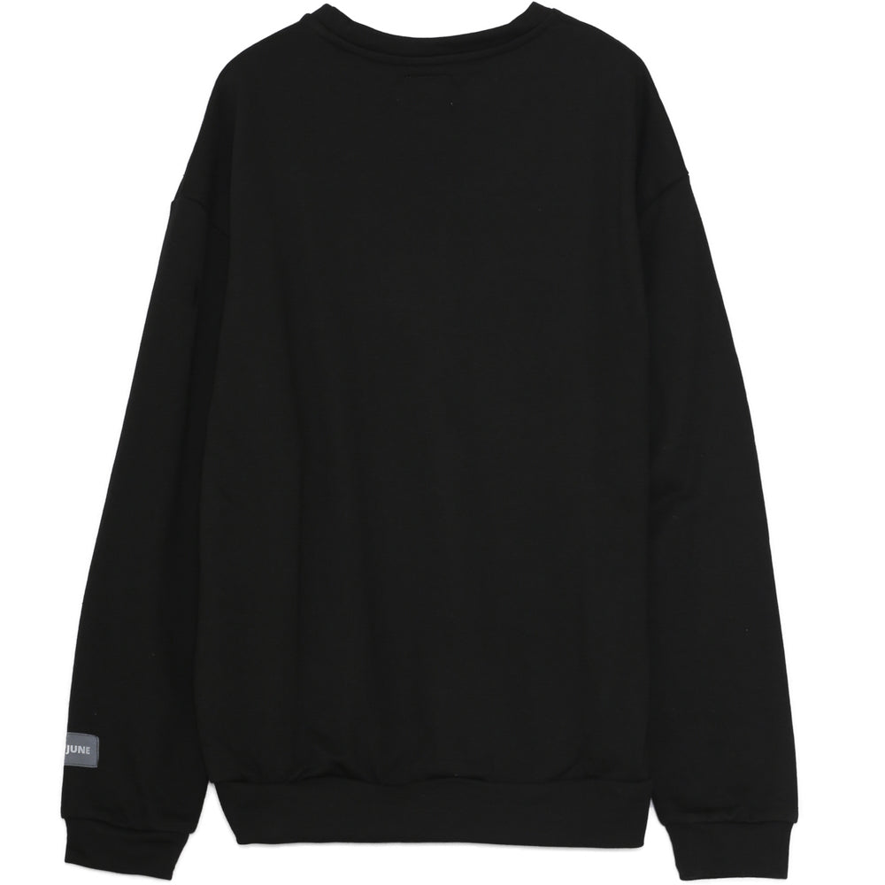 Sixth June - Sweat col rond logo noir
