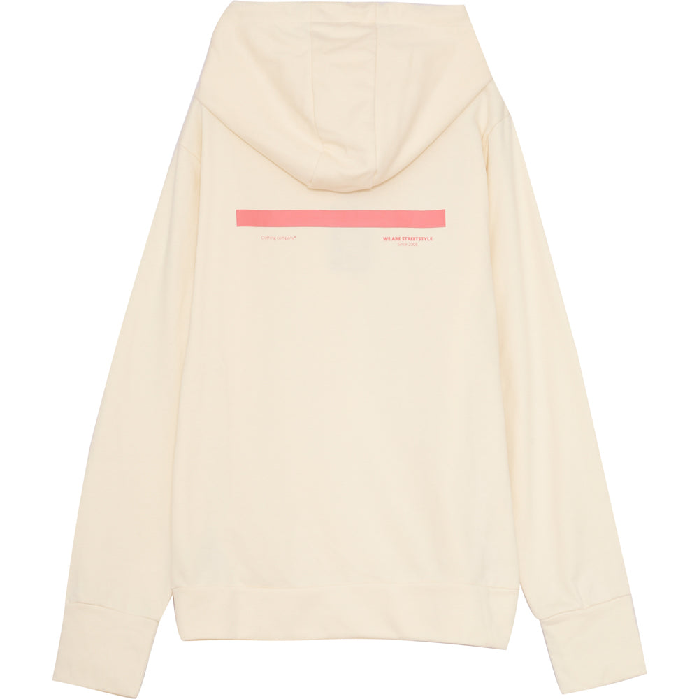 Sixth June - Sweat à capuche imprimé bande logo jaune clair