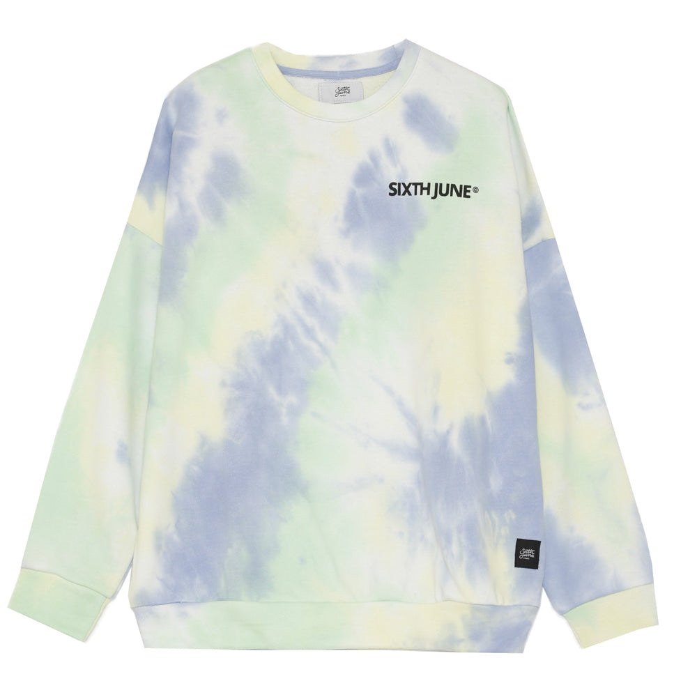 Sixth June - Sweat tie and dye bleu