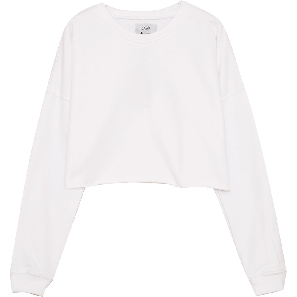 Sixth June - Sweatshirt court imprimé logo blanc