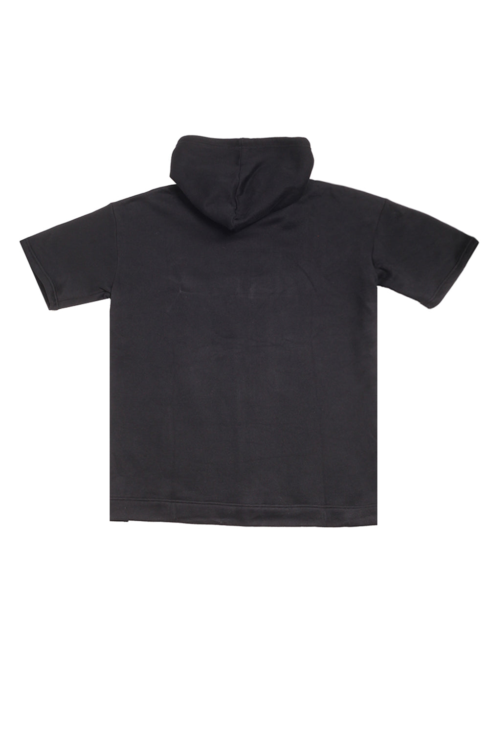 Sixth June - Sweat capuche zippé manches courtes noir M2255CJA