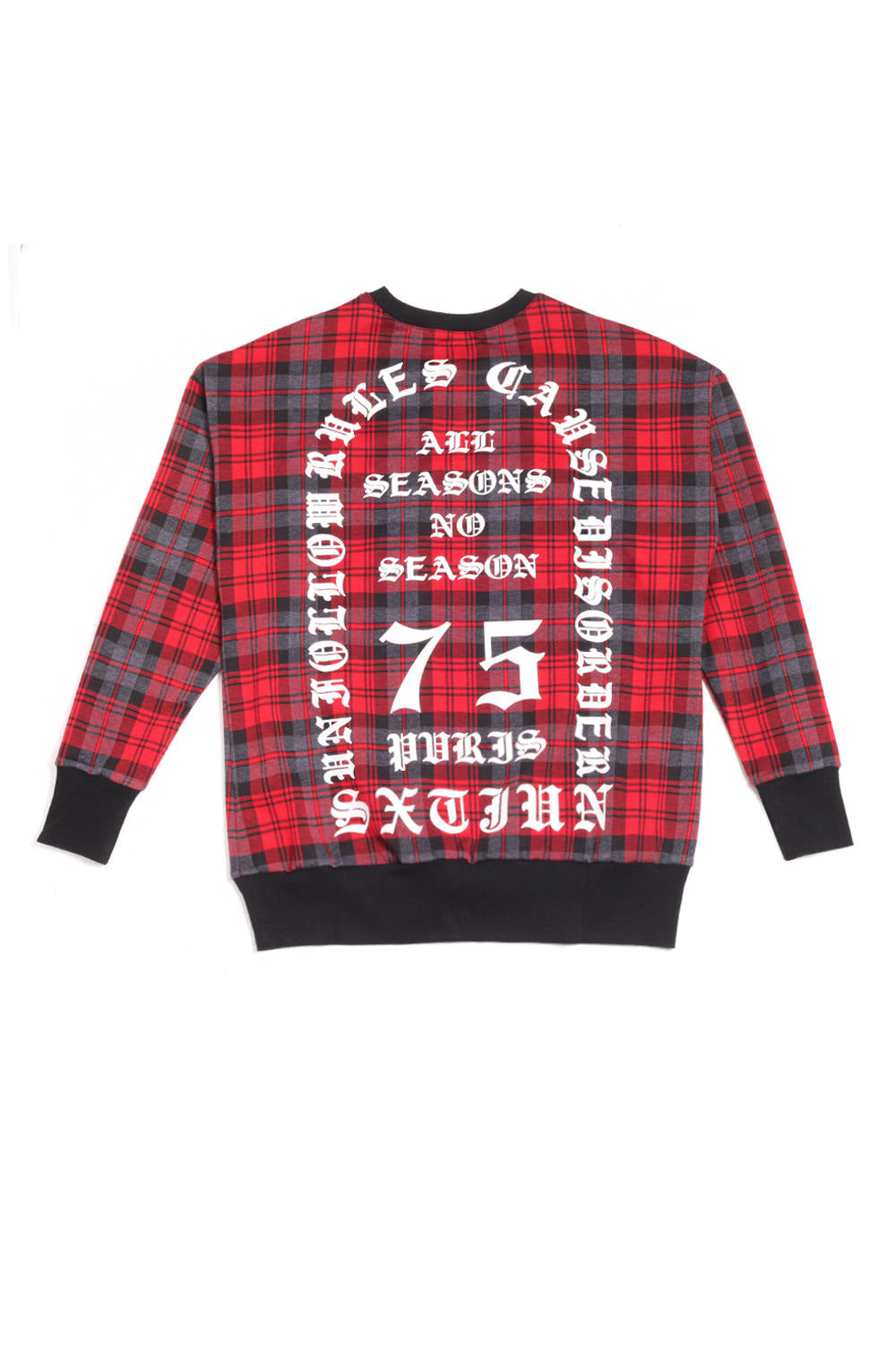 Sixth June - Sweat carreaux All Season rouge M2310KSW