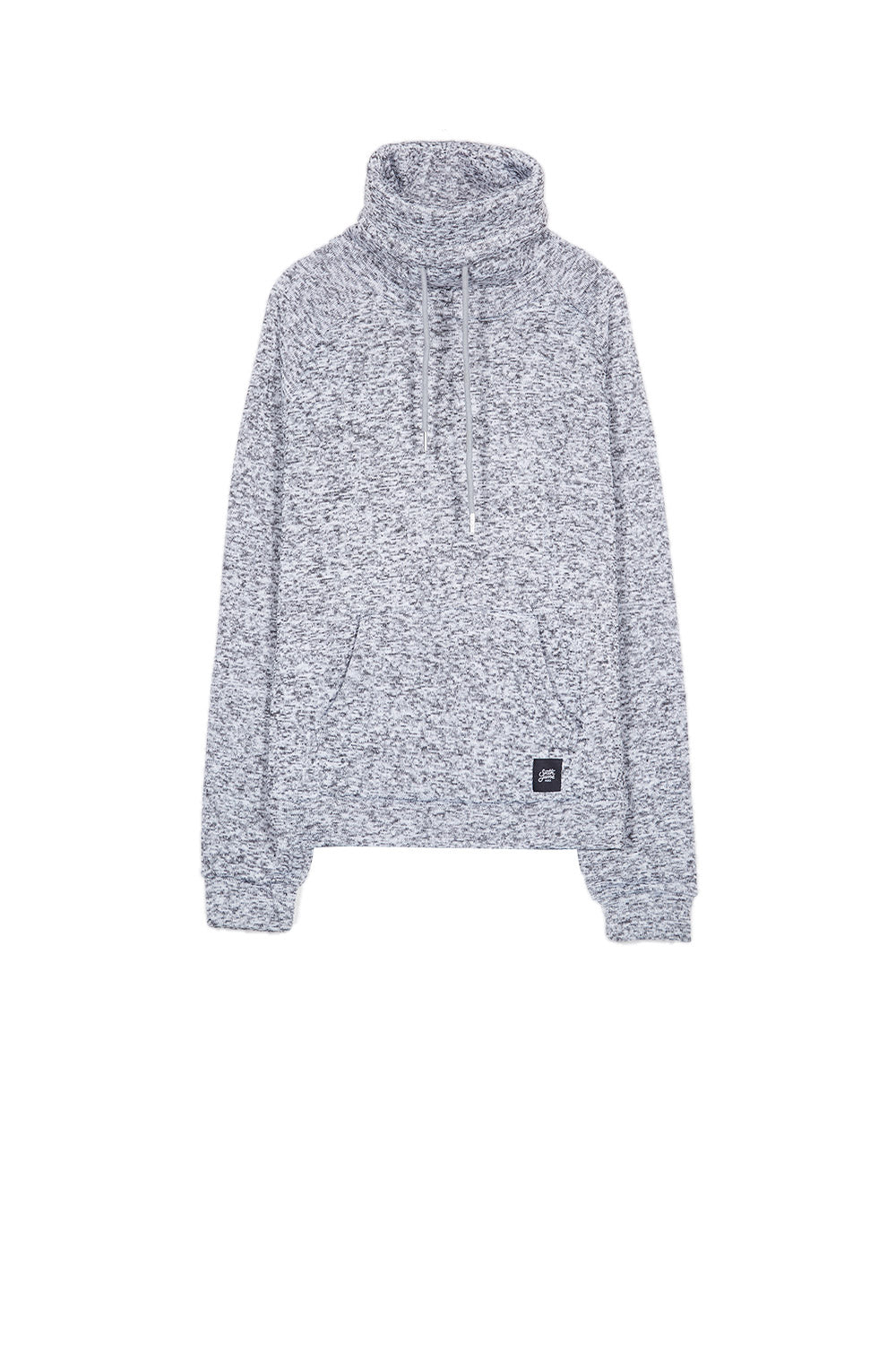 Sixth June - Sweat col montant chiné gris